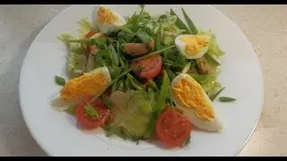 Очень простой и вкусный Салат с мидиями 