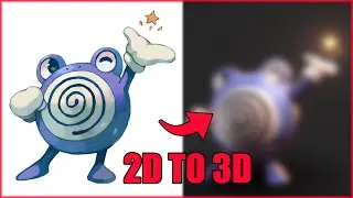 zBrush POKEMON sculpting Timelapse - Poliwhirl