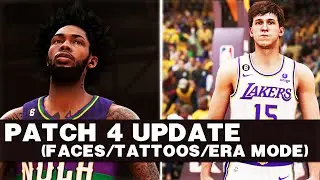 NBA 2K23 Patch 4 - New Face Scans, Hairstyles, MyNBA Era In Play Now