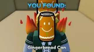 How to get GINGERBREAD Can in FIND THE CANS Roblox