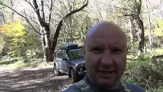 On the way to the abandoned road.