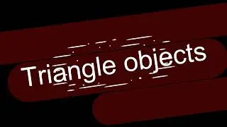 Triangle objects/shape/ten objects/easy way to learn/kids/draw