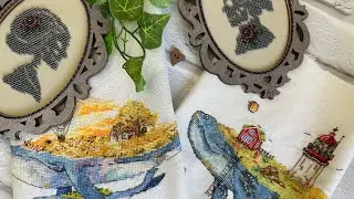#204 Вышивальный дневник МАЙ 2024 / Марафоню с китами / Много финишей / Результаты розыгрыша