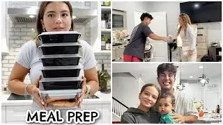 MEAL PREP / NEW BABY ..!!!  | VLOG