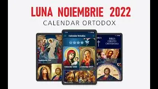 Calendar Ortodox Noiembrie 2022