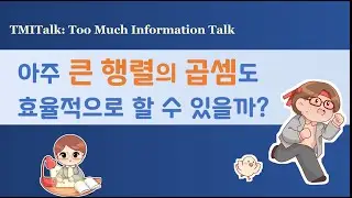 아주 큰 행렬의 곱셈도 효율적으로 할 수 있을까? feat. by 쉬트라센 알고리즘