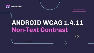 How to fix Android WCAG 1.4.11 Non-Text Contrast Accessibility Violations