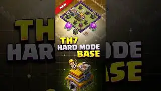INSANE TH7 War BASE for HARD MODE⚒️