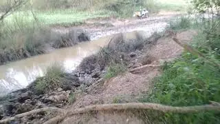 Прокат мотоциклов эндуро в Крыму. Спасли утопающего.