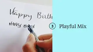 Happy Birthday Lettering Styles