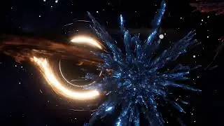 Blackhole forming from a Kilonova Explosion Animation
