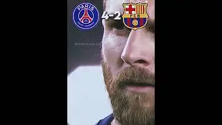 Comeback Barcelona VS PSG in UCL #epicfootball #messi #footballsoccer#shorts