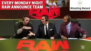 Every WWE Monday Night RAW Announce Team