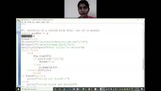 binary files  delete  & update a record in python by Monika, PGT(CS)