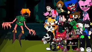 FNF - Sorrow But All Pibby Characters Sing It  🎤 (Every Turn a Different Character Sings)