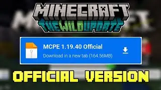 🔥Minecraft Pe 1.19.40 Official Version | Minecraft Pocket Edition Java Features & Changes