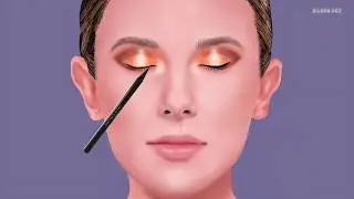 Millie Bobby Brown Makeup Animation