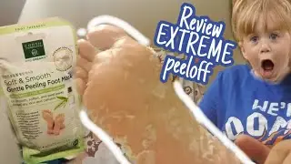 Foot Mask Review... extreme peel off