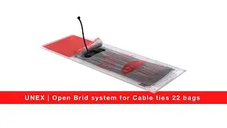 Unex Open Brid system for Cable ties 22 bags