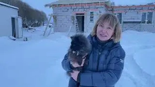 5 месяцев после пожара - строительство нашего дома