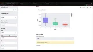 Create boxplot using Streamlit and Plotly express OpenCharts