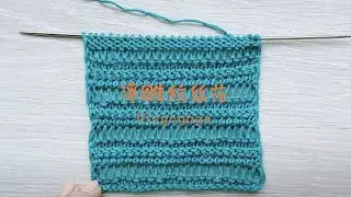 Knitting Tutorial - How to Knit Drop Stitch Pattern