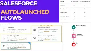 HOW TO USE AUTOLAUNCHED FLOWS  IN SALESFORCE !  POWER OF AUTOLAUNCHED FLOWS ! Gopal Salesforce !