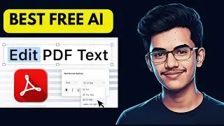 FREE AI PDF Editor 🔥 || Best Way to Edit PDF Text Using AI 
