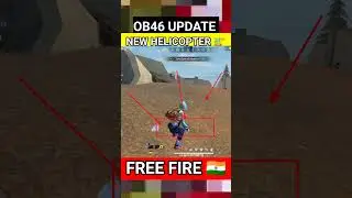 HELICOPTER IN FREE FIRE 🤯 #ffinews #ob46 #ob46update  #freefireindia #freefire #shorts #viral