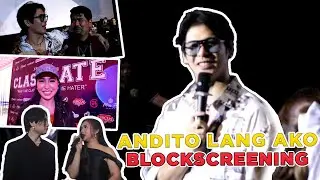 'Andito Lang Ako' MV Blockscreening | Wilbert Ross