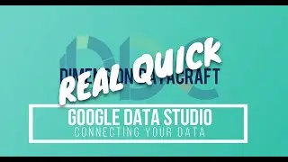 Real Quick: Connecting Sheets to Google Data Studio