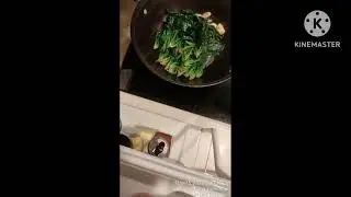 spinach wid salty egg