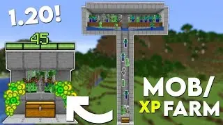 Minecraft Mob XP Farm 1.20 Tutorial in Bedrock!(MCPE/Xbox/PS4/Switch/PC)