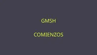 FEM01 GMSH BASIC