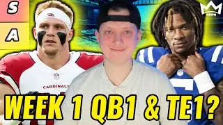 Top 20 Quarterback and Tight End Rankings & Tiers | Week 1 Fantasy Football