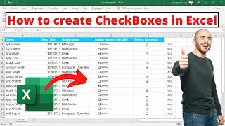 How to create CheckBoxes in Excel | Tech Drop