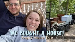 BUYING OUR FIRST HOME + Empty House Tour | check out this 100 year old house before we remodel it!