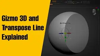 Zbrush | Object Manipulation (Gizmo 3D and Transpose Line Explained)