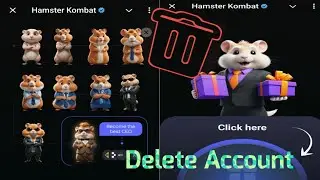 How to Delete Hamster Kombat Account Permanently | Hamster Kombat Delete- 2024