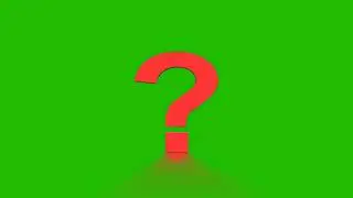 question mark greens screen video copyright free