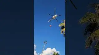 Вертолёты тушат лесной пожар в Алании