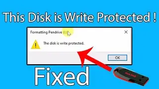 Remove Write Protection From Pendrive/ USB / SD Card / External Disk (100% Working Fix) Method