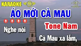 Áo Mới Cà Mau Karaoke Tone Nam ( Am ) Nhạc Sống Cha Cha Cha Cực Hay | Trọng Hiếu