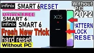 How to hard reset Infinix smart 6 X657B Release by Bypass GSM 2022