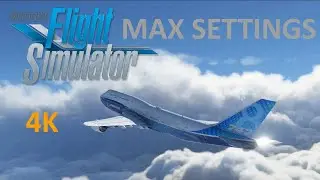 Microsoft Flight Sim 2020 With all settings at MAX running on i9 9900K with 64Gigs ram and RTX 4090