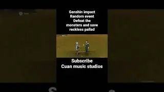 Genshin Impact - Random event: Defeat the Monsters and save Reckless Pallad 