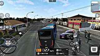 Employee gathering to jatiluwih 💥 | awesome road | buss simulator Indonesia.