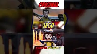 Deadpool & Wolverine Gambit Scene but in LEGO (Side by Side) #lego #deadpool #wolverine