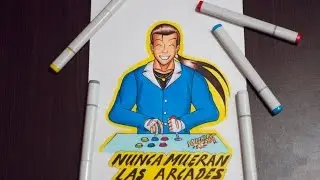 NUNCA MUERAN LAS ARCADES - (Dibujo de Robert Garcia KOF)