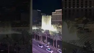 Bellagio Fountains view from Ole Red ￼#lasvegas